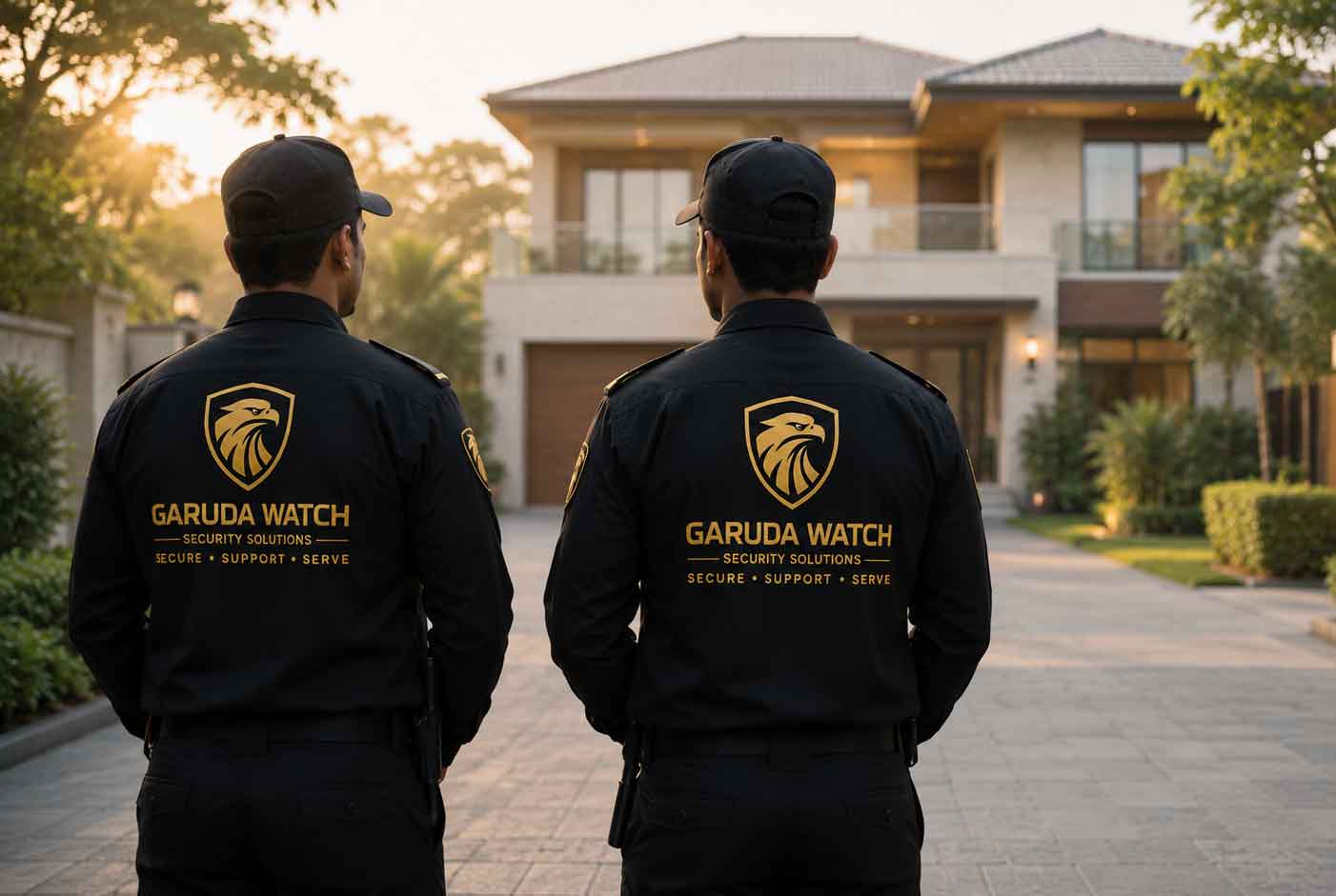 Garuda Watch security guard on duty