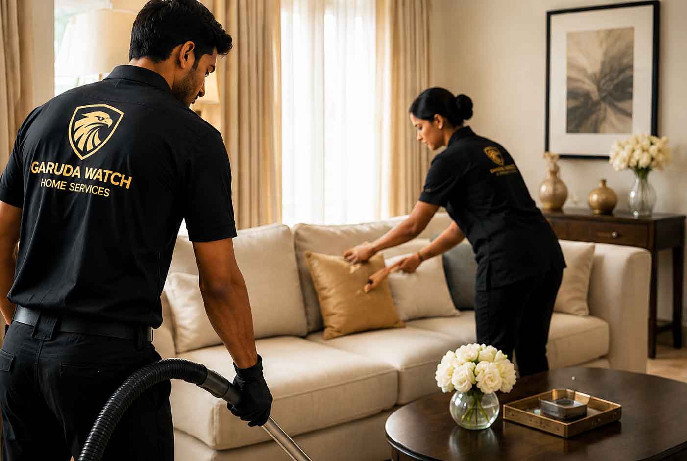 Garuda Watch housekeeping staff